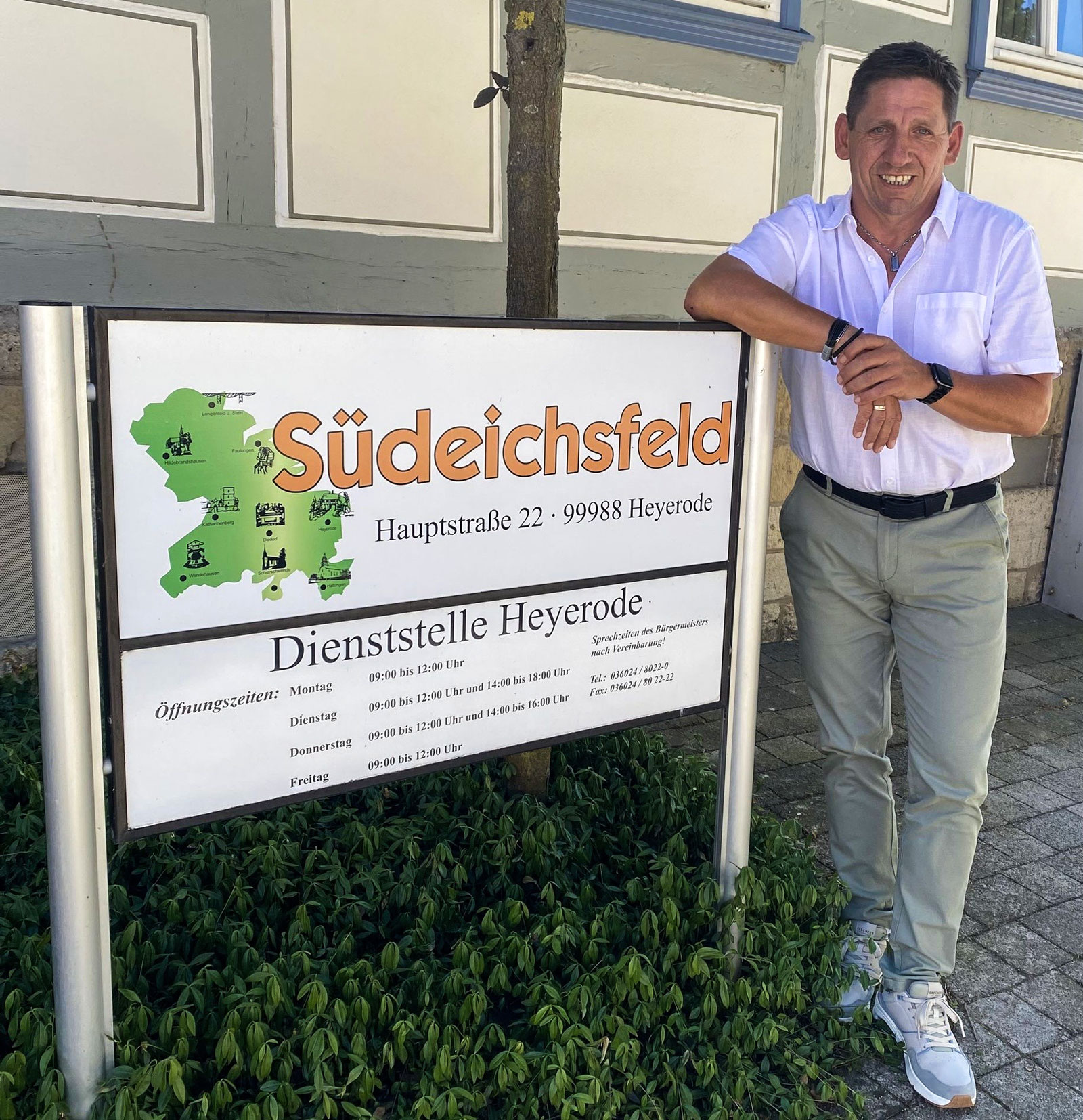 Andreas Henning, Bürgermeister Landgemeinde Südeichsfeld Andreas Henning, Bürgermeister Landgemeinde Südeichsfeld